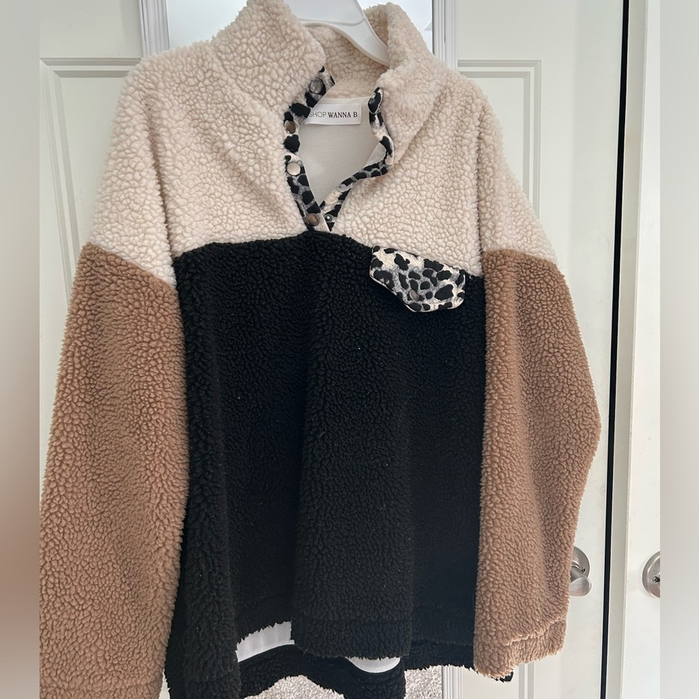 Cheetah Print Sherpa
